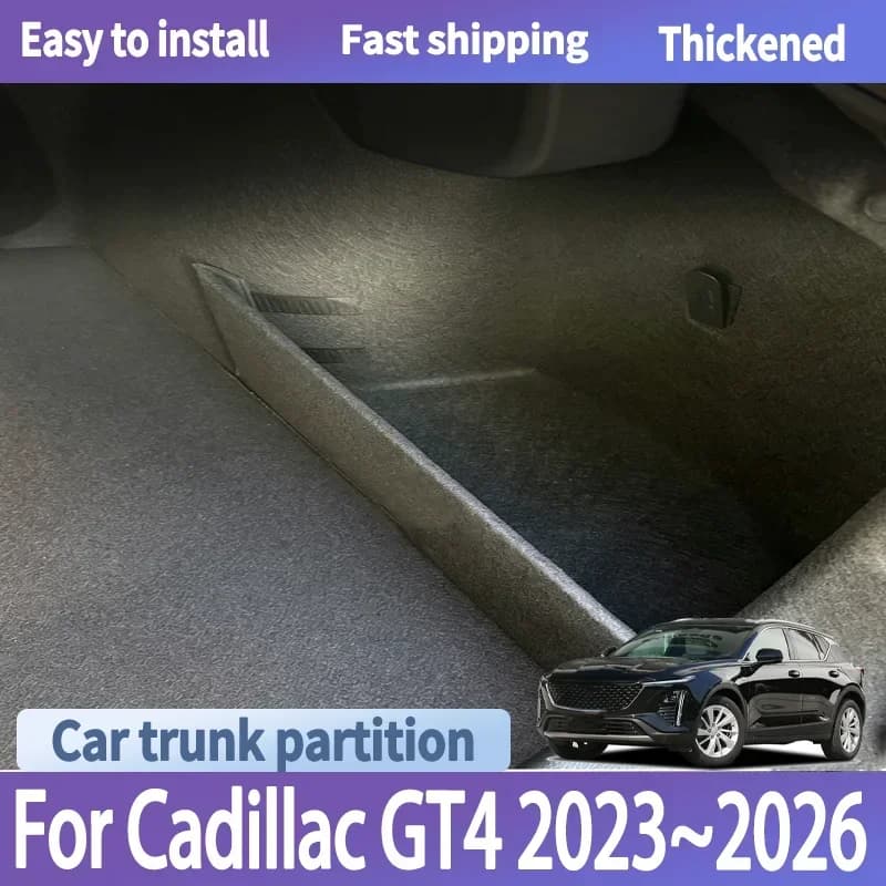 Caja de Almacenamiento Multifuncional para Auto, para Cadillac GT4 2023~2026, Partición de Almacenamiento para Maletero, Accesor