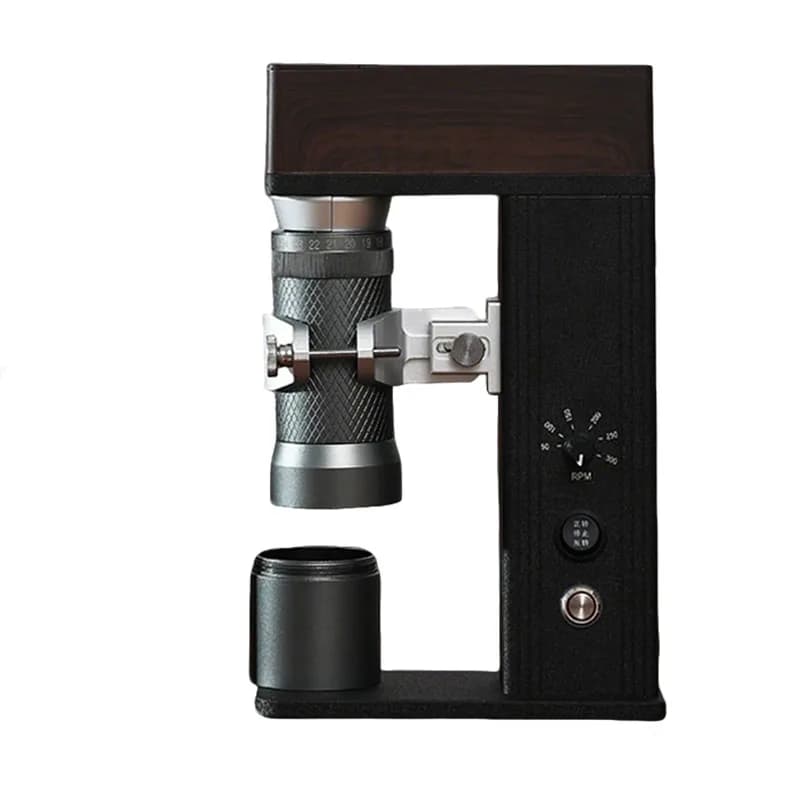 Professional Electric Auto Rotating Grinding Support 50-300rpm Vari le Speed Stand for Manual Coffee Grinder Kit Coffee Tool