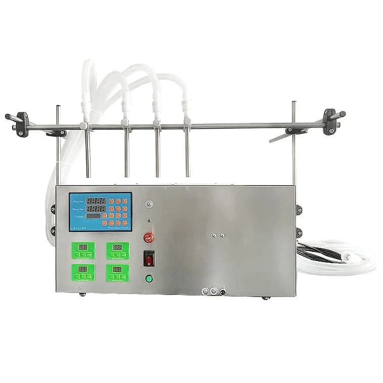 Automatic Table Top Digital Control Peristaltic Pump Water Beverage Oil Perfume Liquid Filling Machine