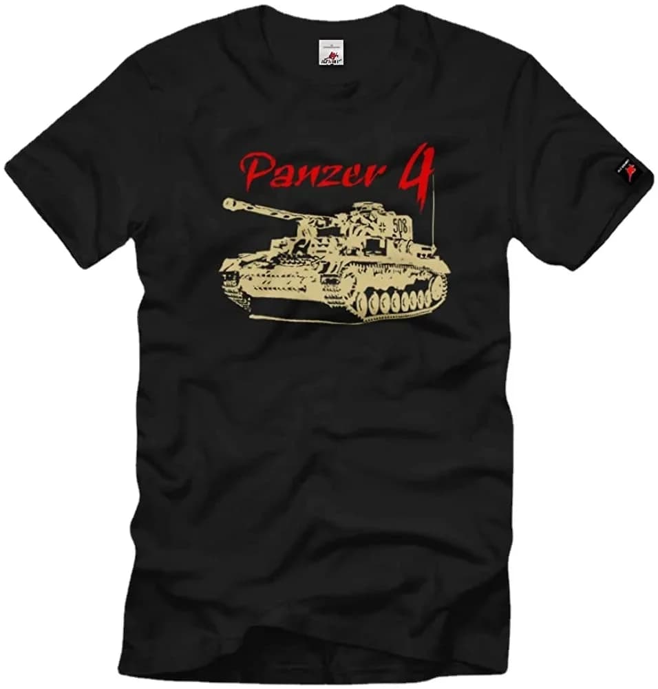 Panzer 4 Storm Giganten WK Artillery Combat Tank Men T-Shirt Short Casual 100% Cotton tshirt