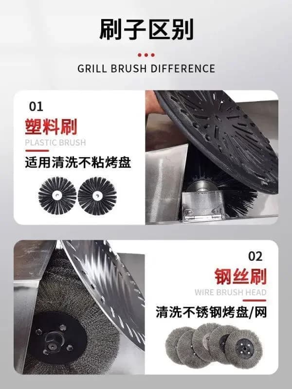 Baking Pan Baking Mesh Brush Non-stick Baking Pan Machine Barbecue Sign Stainless Steel Barbecue Tool Full Set Of Grate Artifact