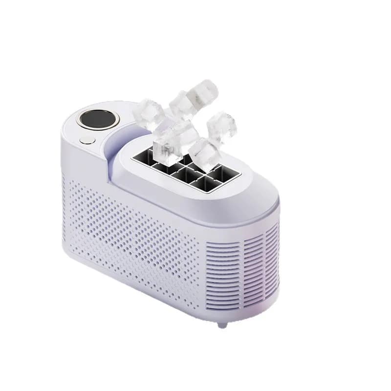 New Portable Ice Maker Small Mini Car Fast Office Car Home Dual Use Quick Ice Out