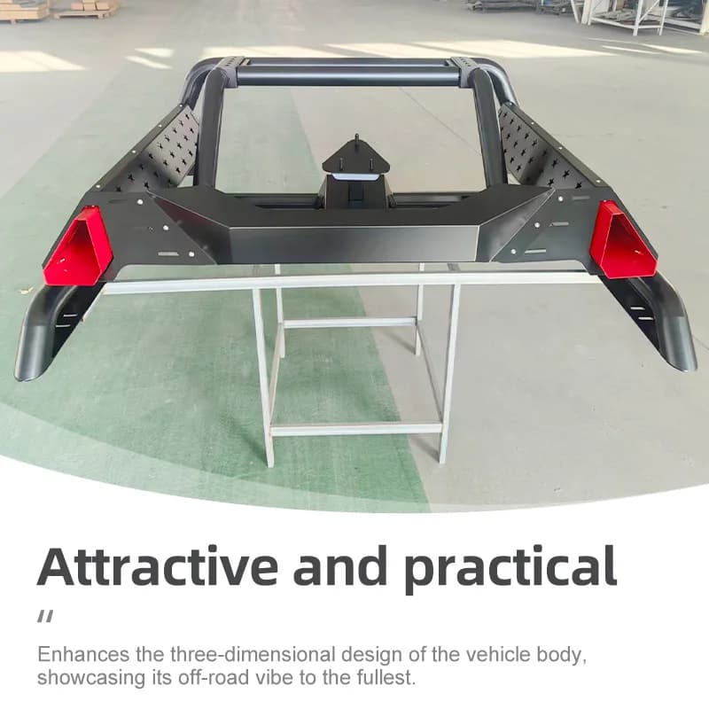 4x4 off Road Sport Roll Cage Chimney Design for Toyota Hilux Revo Tacoma Chevrolet Pickups - Enhance Safety And Performance