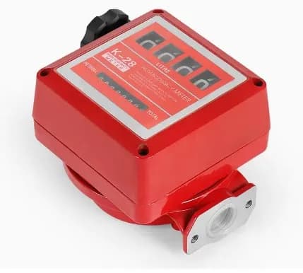 Factory Outlet   K28 1 Inch OGM Elliptical Gear Mechanical Flow Meter Aluminum Alloy Accuracy 0.5% 20-180 L/min
