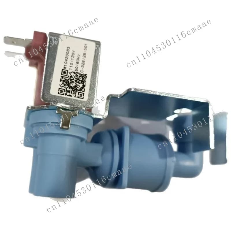 Double-way water inlet solenoid valve for W10420083 refrigerator Universal ice valve