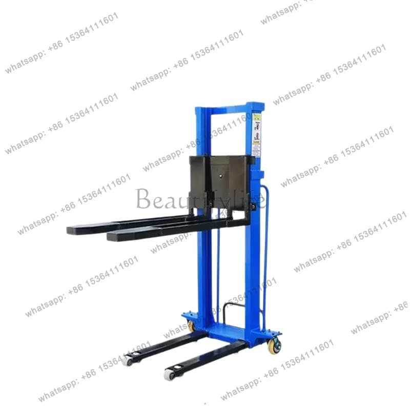 Electric on-board forklift hydraulic loading and unloading artifact portable remote control lift forklift