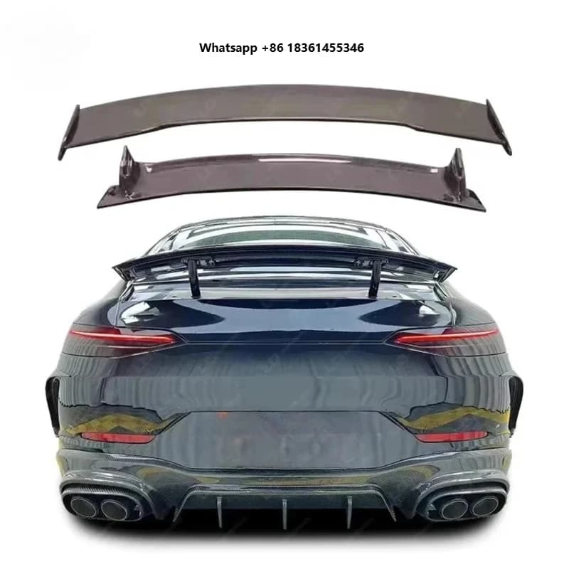 B Style Carbon Fiber Rear Spoiler