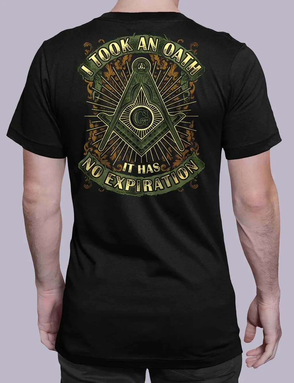 Masonic Oath Freemason Square & Compass Symbol T-Shirt 100% Cotton O-Neck Short Sleeve Summer Casual Mens T-shirt Size S-3XL