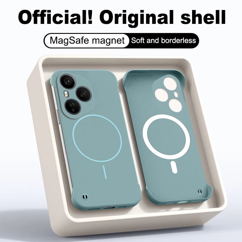 Magnetic Phone Cases for Honor 400 Pro 400Pro 5G Funda Hard PC Original Shock Proof Frameless Comfortable Touch Back Cover Coque