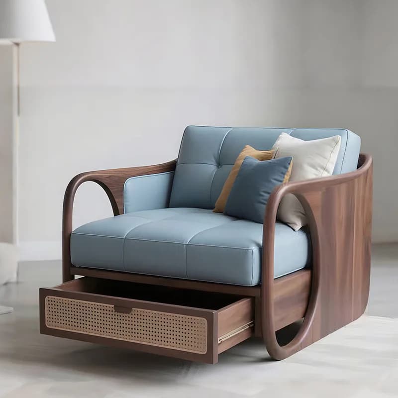 Modern simple living room balcony leisure chair household single sofa