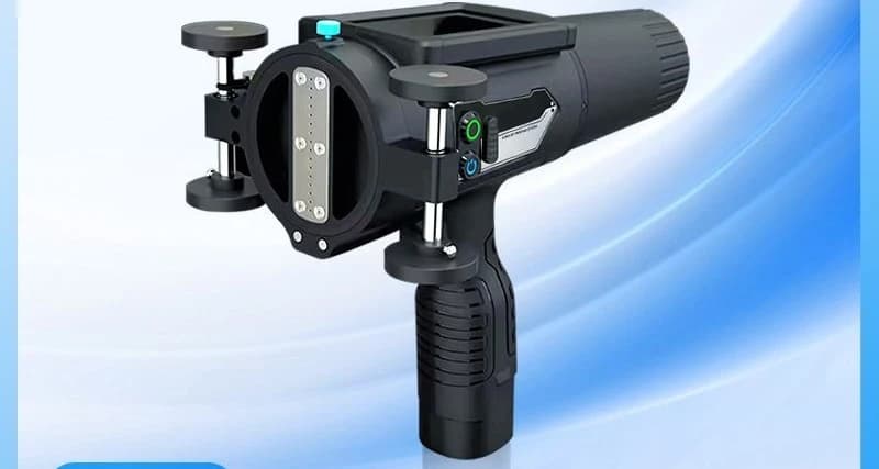 Intelligent semi-automatic large character inkjet printer Production date Alphanumeric inkjet printing artifact