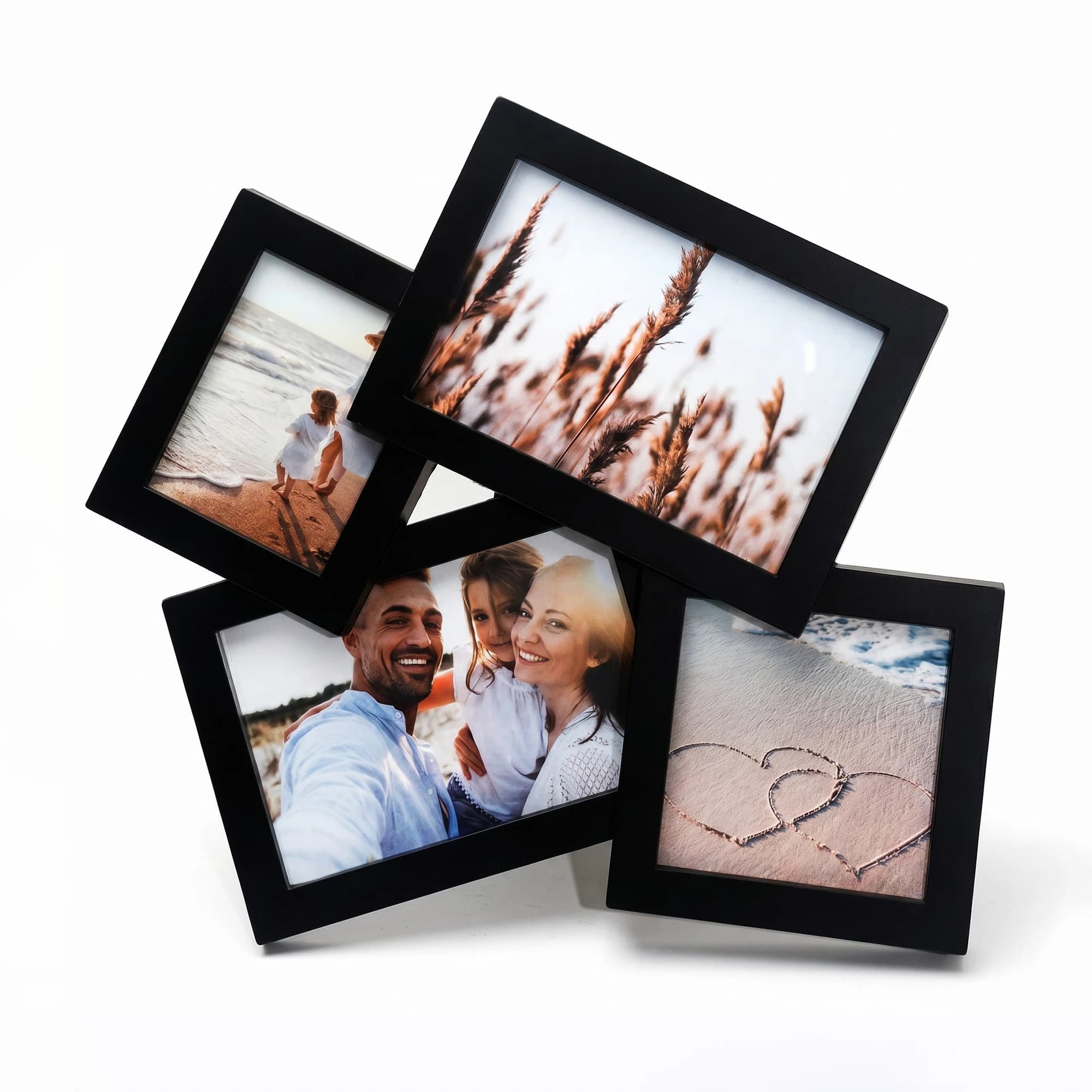 Multi Size Combination Frames Black/White Picture Frame Wall Decoration for Living Room 4 Boxes Photo Frames and Albums