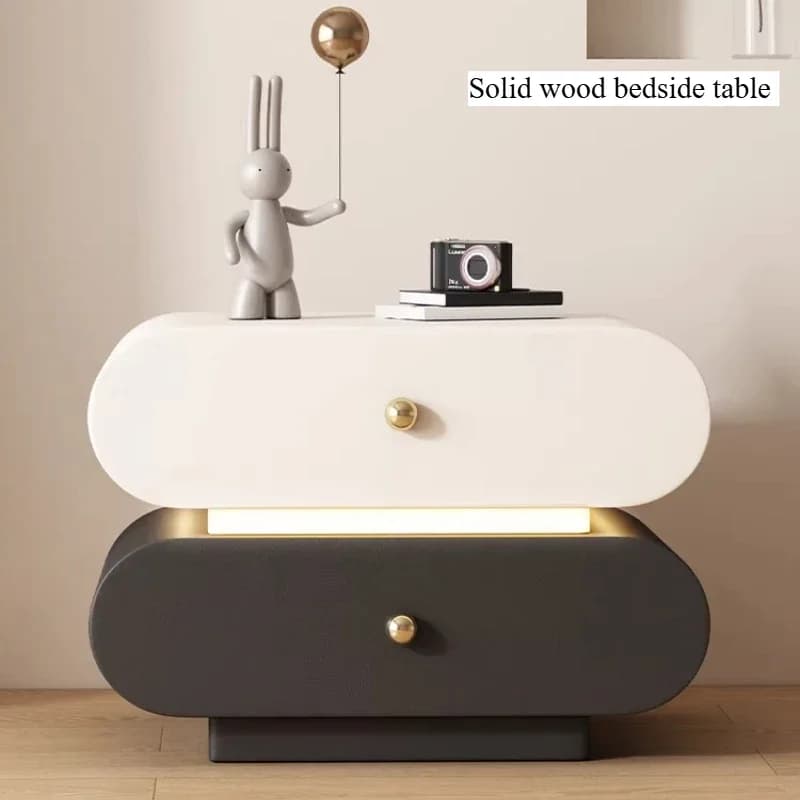 Storage Cabinet Night Tables Clock Lamp Bedroom Minimalist Night Tables Side Luxury Armarios De Dormitorio Home Furniture