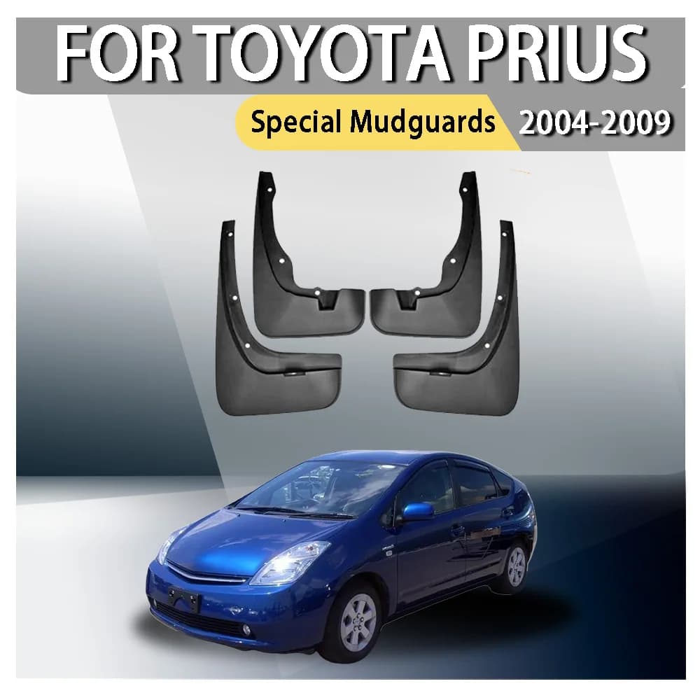 For Toyota Prius Special Mudguards Without Rear Bumper 2004 2005 2006 2007 2008 2009 Rear Wheel Mud Flaps Car Modification