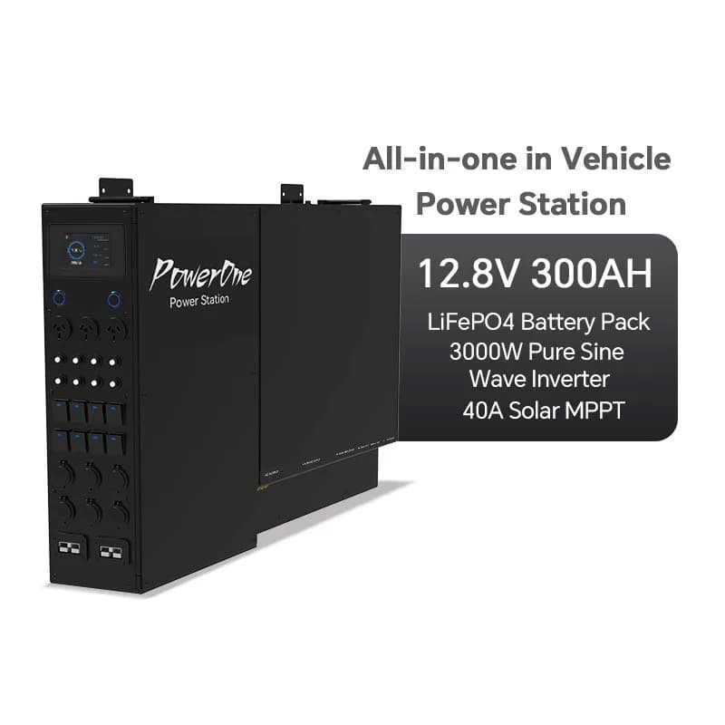 Solar System Camper 220v Heavy Duty Solar Power Stations Portable 3000w Power Station 300Ah 12v Dual Battery System