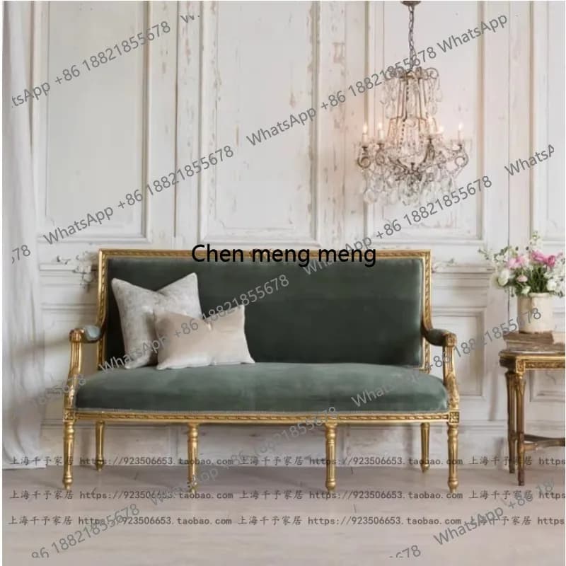 Apartment furniture living room bedroom double triple sofa leisure single chair photography furniture