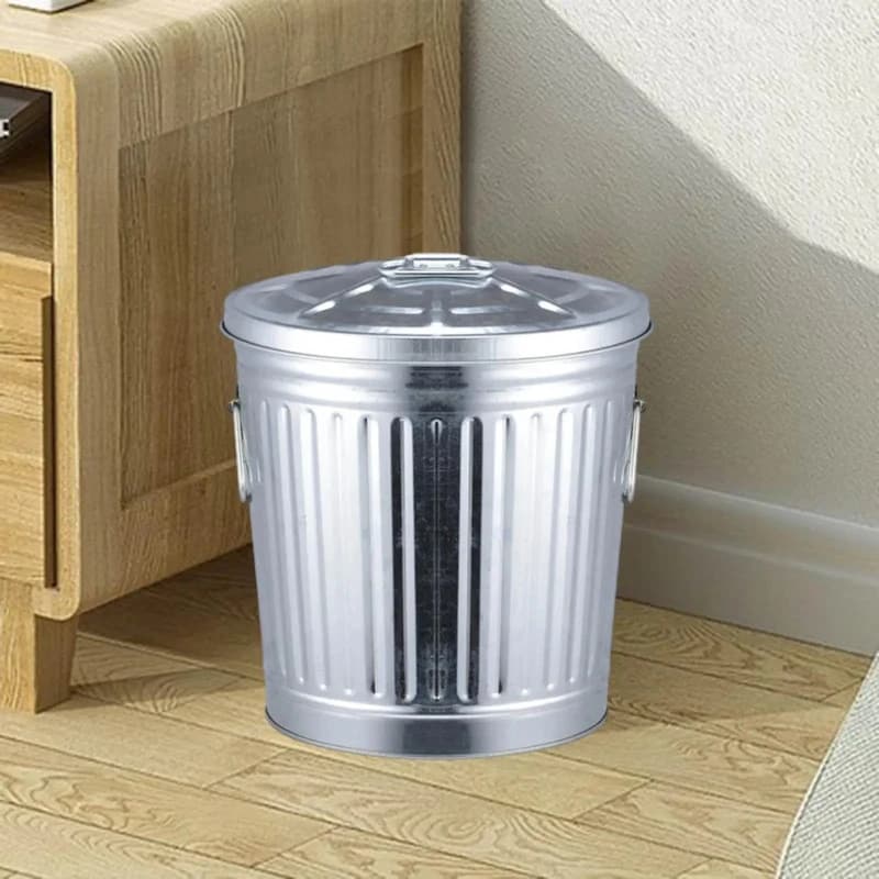 25L Outdoor Trash Can Versatile Compost Bin Storage Container Wastebasket