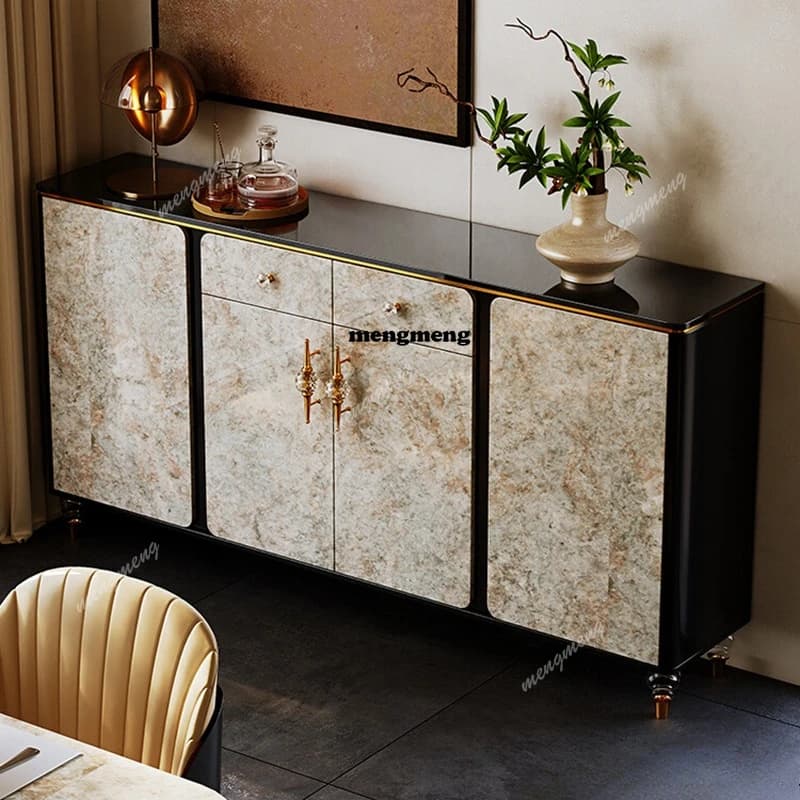 Italian Minimalist Sideboard Nordic Luxury High-end Living Room Storage Cabinet Designer Creative Home Furniture