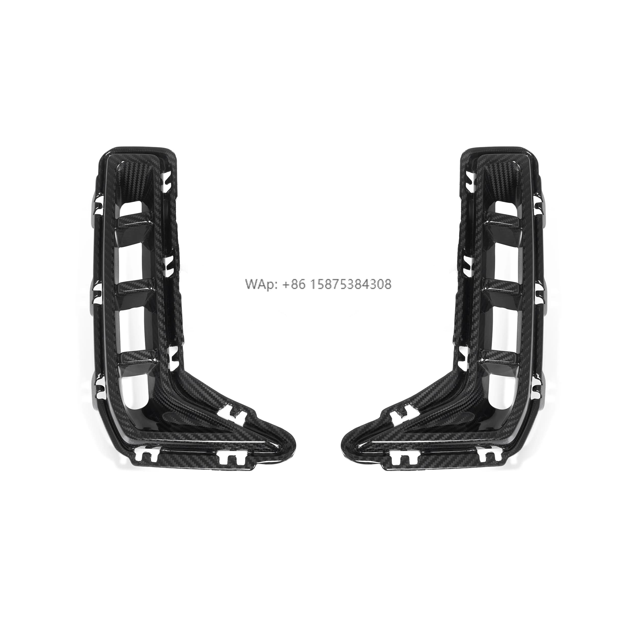 Dry Carbon Fiber MP Style Front air Vent Replacement for X5 G05 LCI 2023+ Front Fender Vent Cover