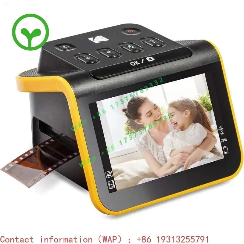 【Best-selling】Quickly Convert Negatives & Slides To Digital 22MP JPEG Photos,Slide N SCAN Film & Slide Scanner Digitizer With 5”