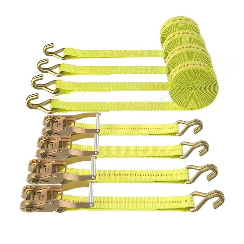 2 "truck cargo transportation heavy duty ratchet strap car trailer rope ratchet tensioner can be processed