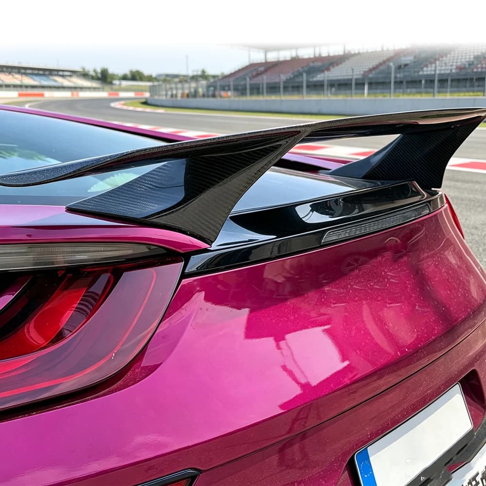 for BMW i82014-2020 high-quality pure carbon brazing rear spoiler luggage trunk pressure wing rear wing modification accessories