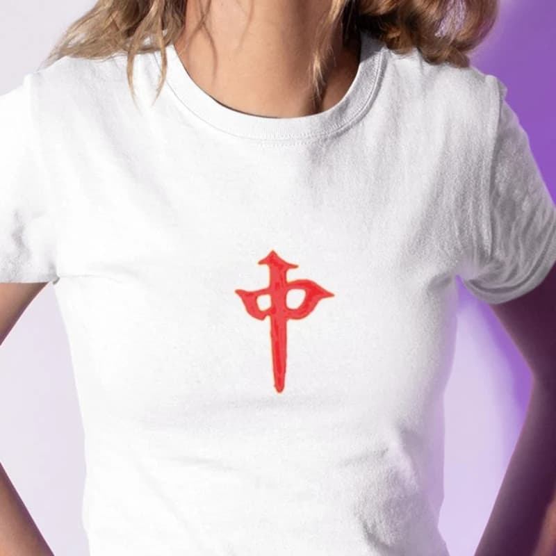 Simple Casual Style Red Dragon Mahjong Tile Unisex Cotton Tee Chinese Character Printed T-shirt Tops Crewneck Short-sleev