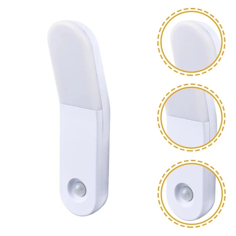 Motion Sensor Night Light with Human Body Induction Dual Mode LED Lamp for Kitchen Bathroom Closet Aisle Under
