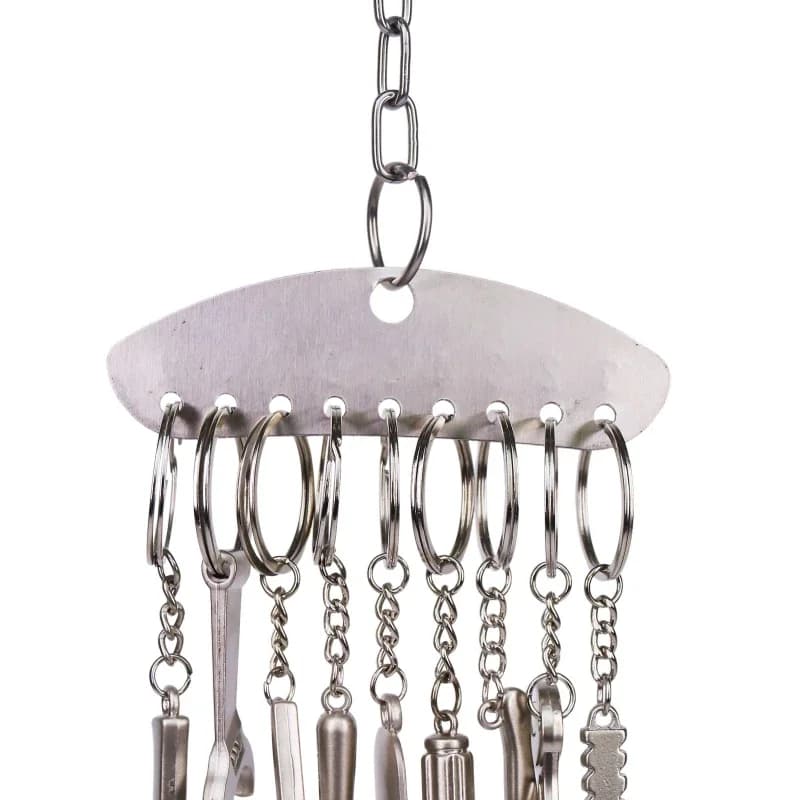 Stainless steel parrot toy educational  cloth tool