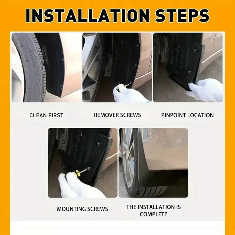 For Chery Tiggo 8 2026 Auto Tire Mud Flaps Exterior Modification Parts Protective for Fender Splash Guard Custom Fit ABS Black