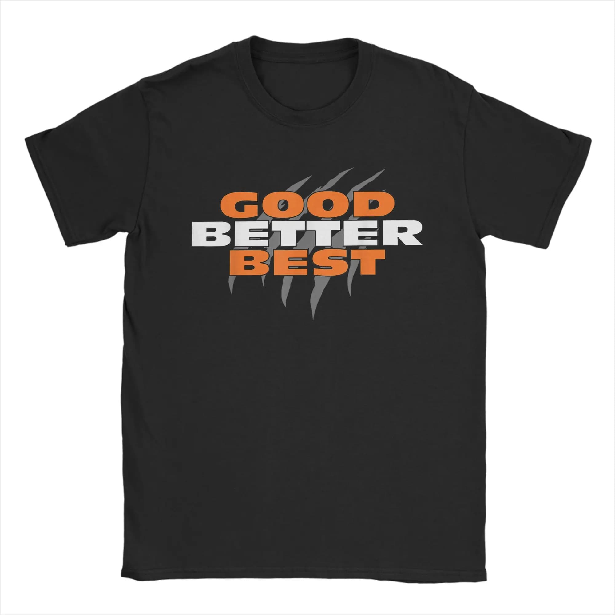 Good Better Best Bear T-Shirt Summer  Cotton T-Shirts For Male Fashion Loose Tshirt Short Sleeve Funny Tees