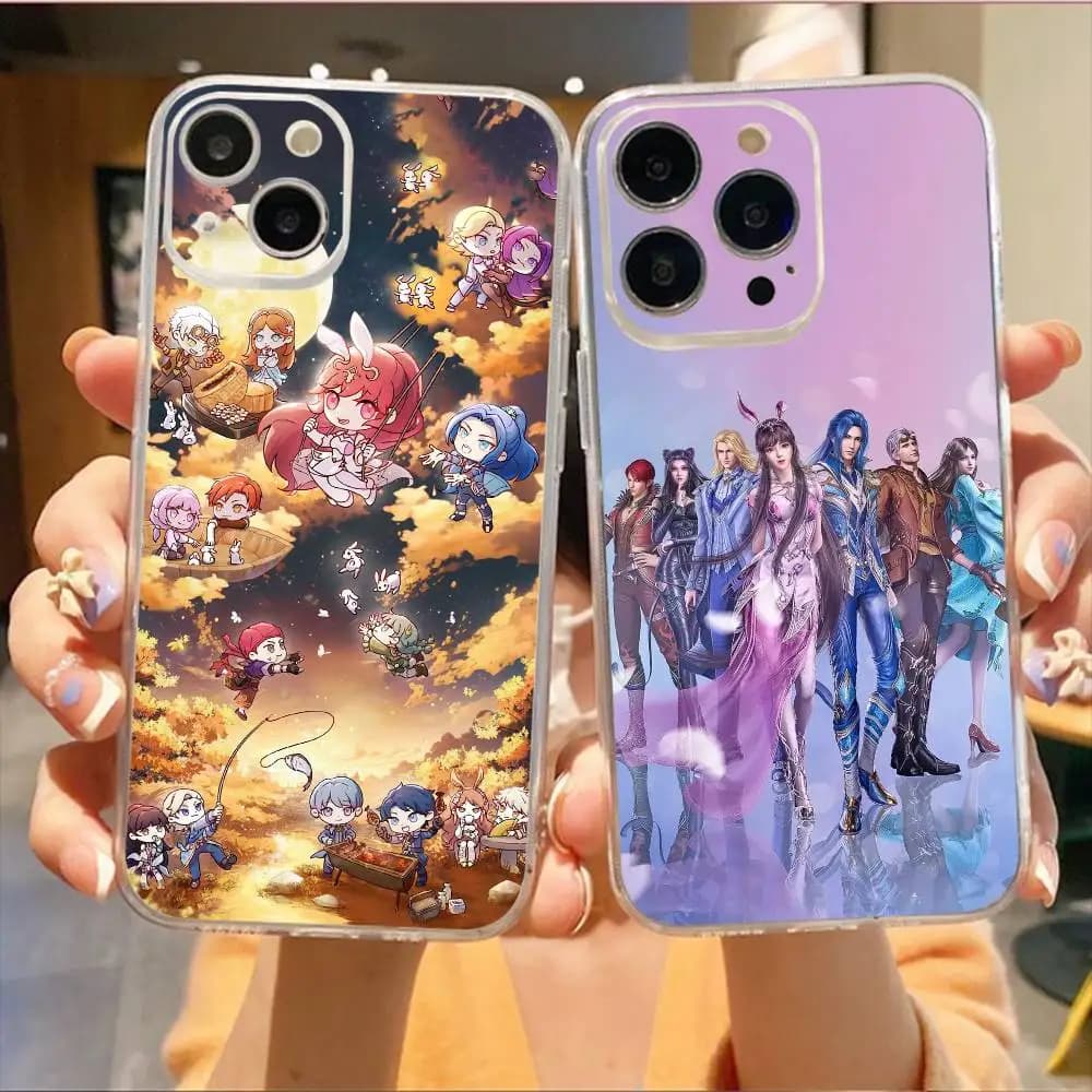 Soul Land Phone Case For iPhone17,16,15,14,13,12,11 Plus,Pro Max Soft Transparent Cover