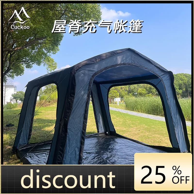 LH automatic quick-opening camping family tent, outdoor portable folding can be connected to the rear of the car