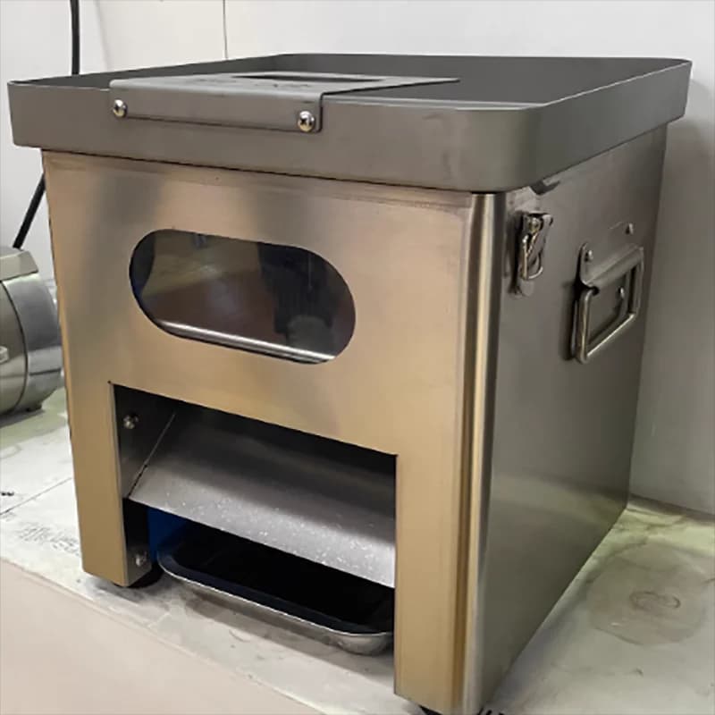 Wholesale Price Desktop Alloy Steel Meat Shredding Machine/Drawer Type   Slicer Adjustable Thickness Automatic
