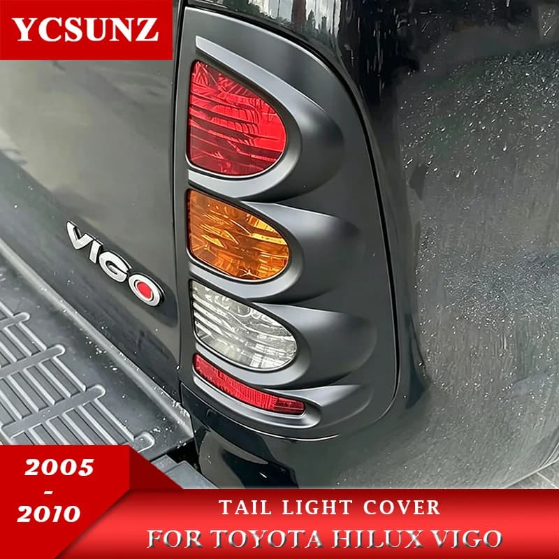 ABS Tail Light Cover Trim For Toyota Hilux Vigo 2005 2006 2007 2008 2009 2010 Pickup Truck Car Accessories