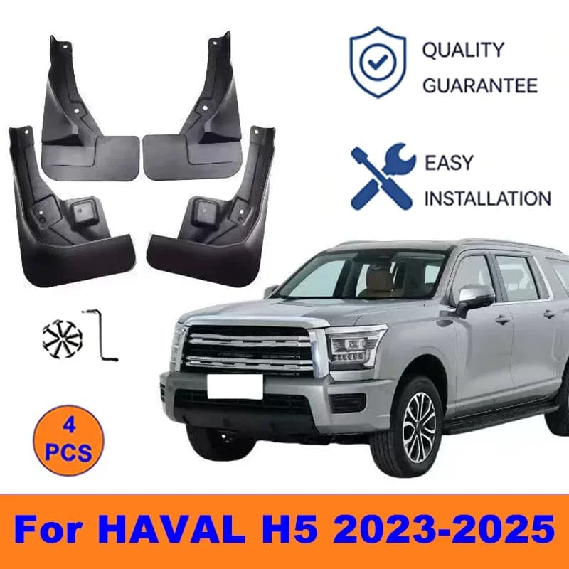 4Pcs Mud Flaps For HAVAL H5 2023-2025 Splash Guards Front&Rear Wheel Fender Mudguards Car Exterior Protection Accessories