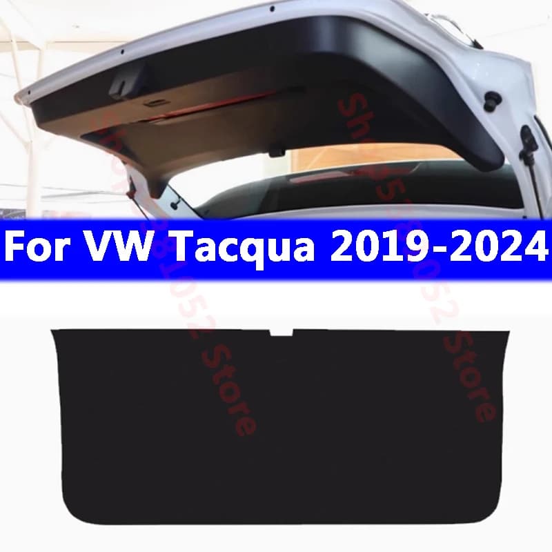 Car Trunk Tailgate Protection Pad Trunk PU Leather Anti-dirty Decorative Pad Accessories for VW Tacqua 2019-2024