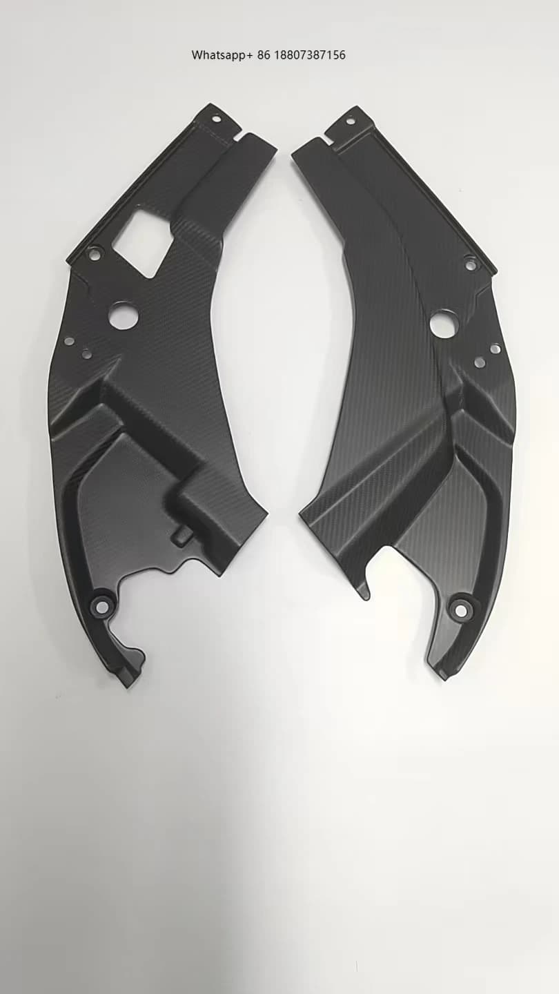 High Quality Matte Dry Carbon Fiber Engine Compartment Front Headlight Cover Plate for G87 M2