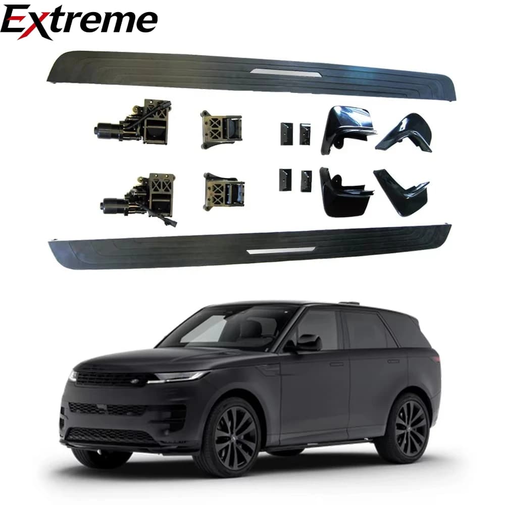 Weijia Intelligent Electric Side Steps, Aluminum Alloy Automatic Running Boards, Special Fit for Range Rover Vogue/Sport 23-25