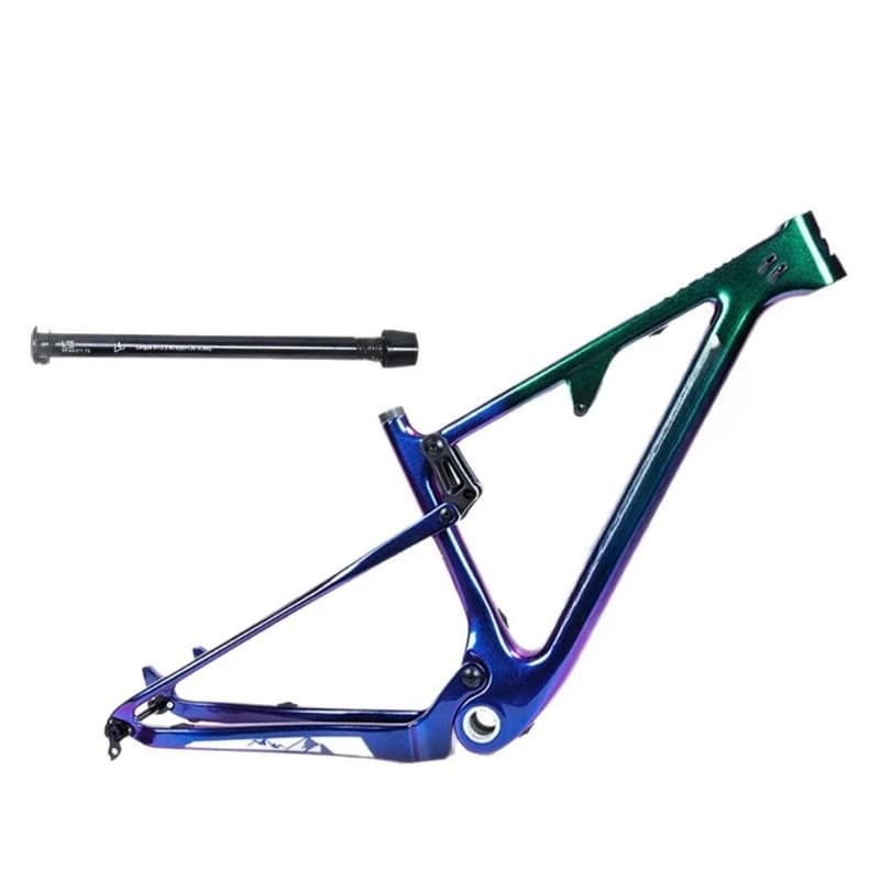Carbon Fiber Soft Tail Mountain Bike Frame XC Off-Road Competition Shock Absorber Bike Frame