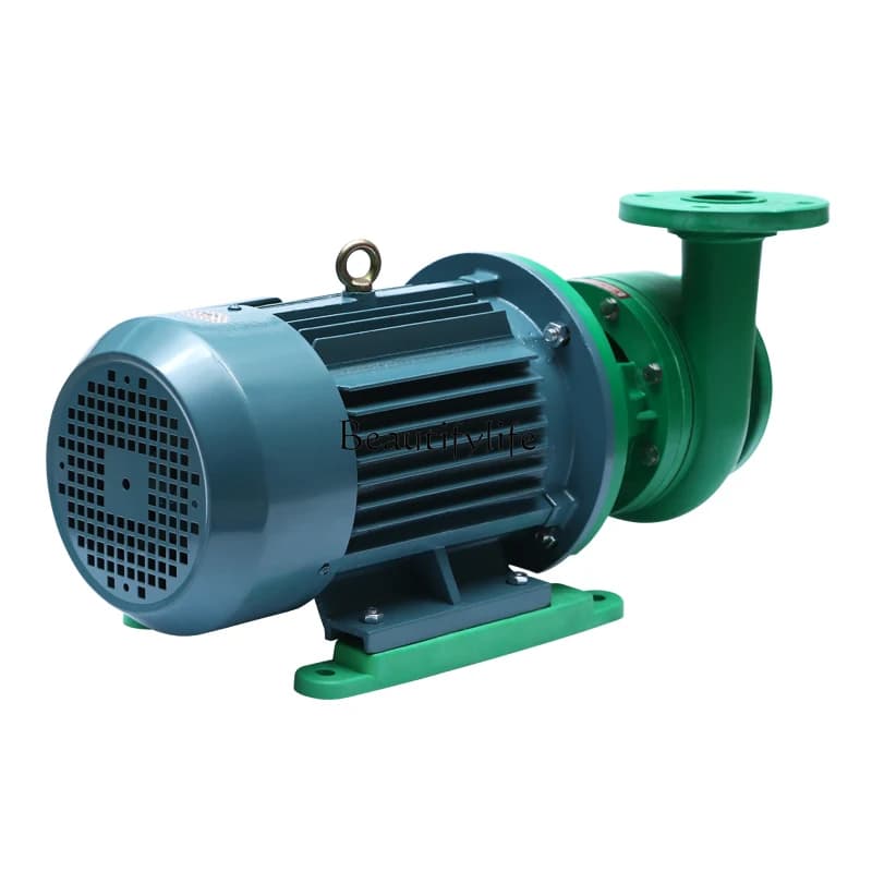 05-Self-priming centrifugal pump reinforced polypropylene anti-corrosion acid and alkali resistant plastic acid pump sewage