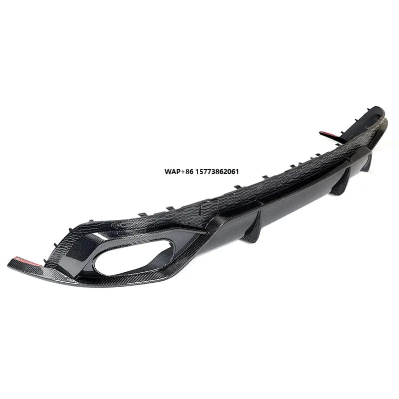 Q8 Carbon Fiber Auto Car Bumper Rear Diffuser for  RSQ8 2021-2023