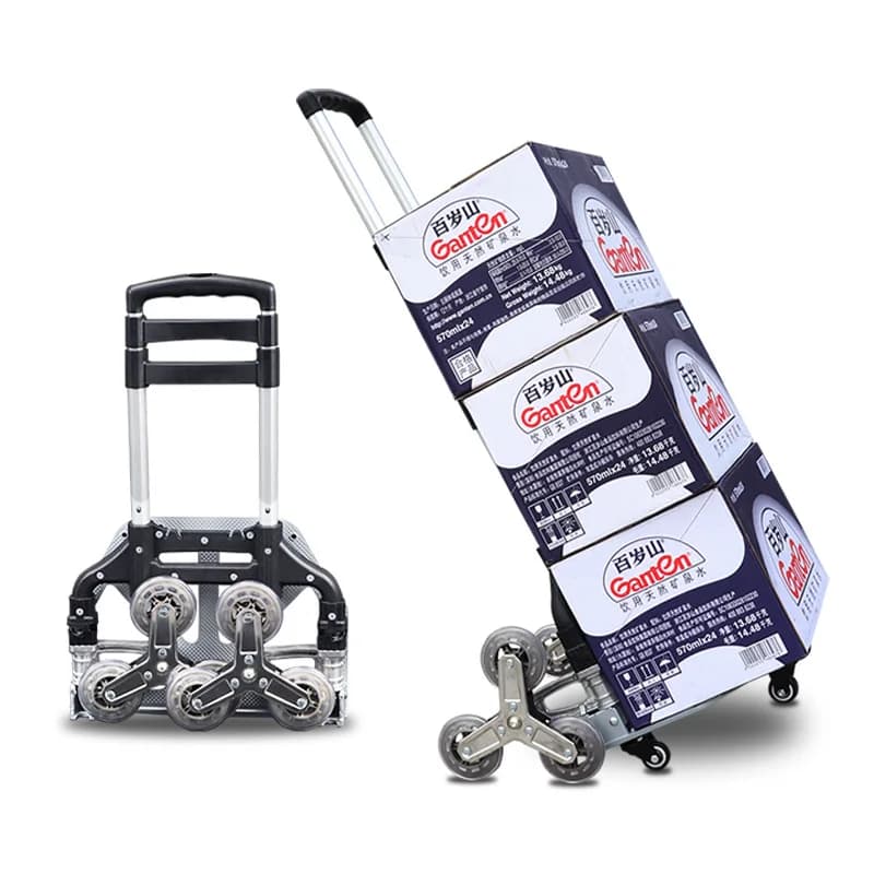 Portable luggage cart tie rod, small shopping cart