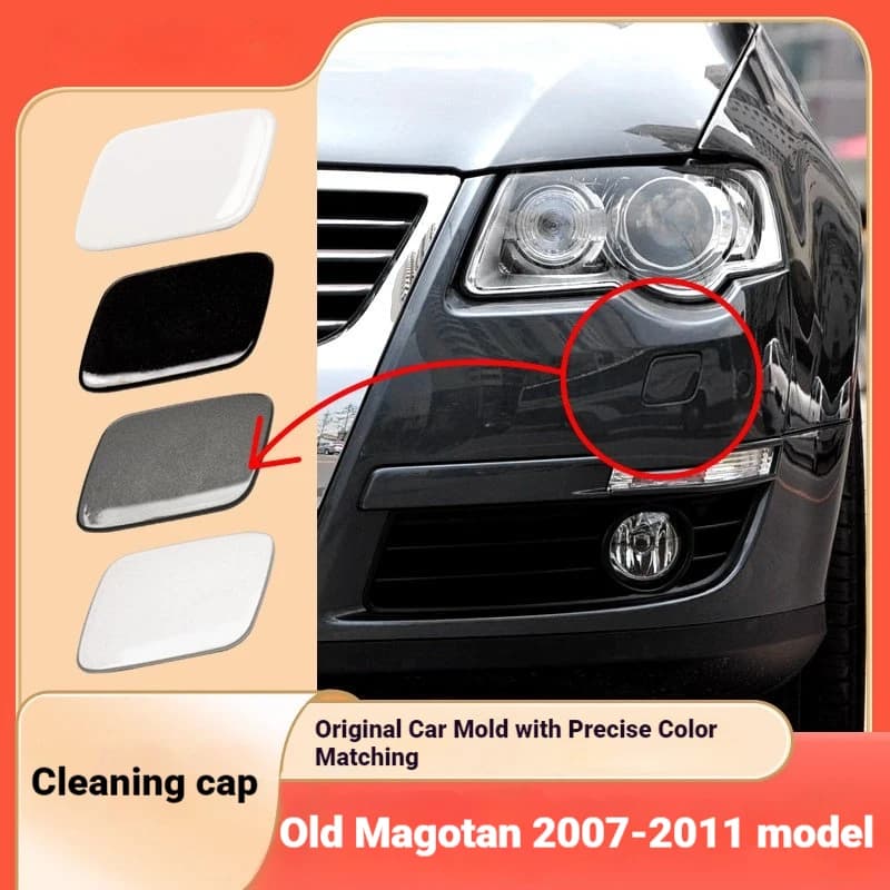 It is suitable for 07-11 Volkswagen old Magotan headlight cleaning cover B6 front bar water spray cover headlight cleaning cover