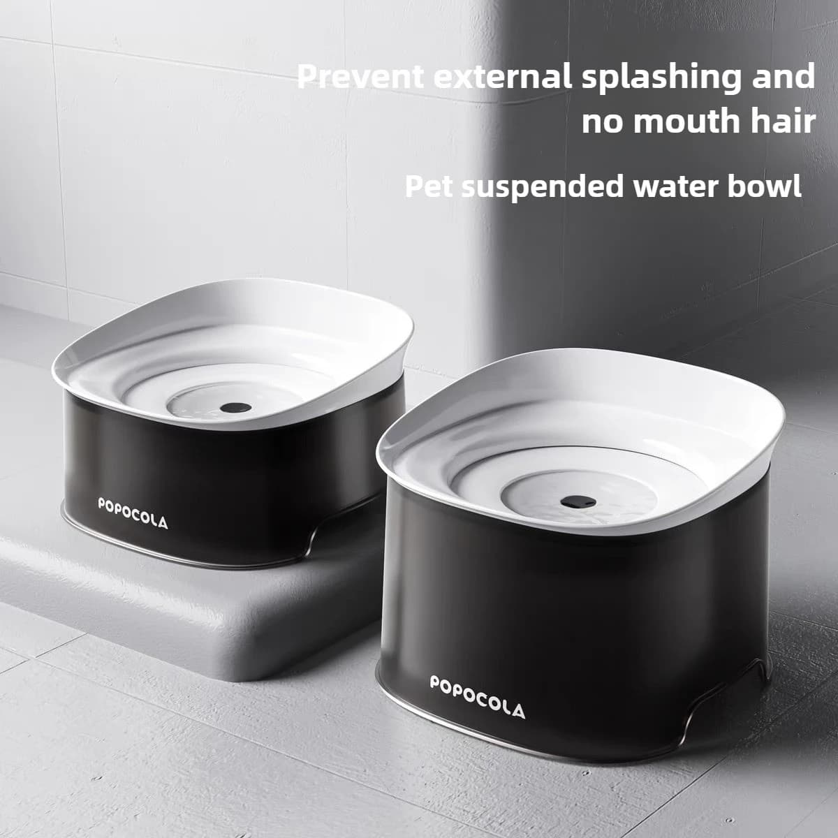 Pet Suspended Water Bowl Floating Puppy Water Dispenser Cat Dog Feeding Supplies Accessories Large Capacity Easy Clean Pet Bowl