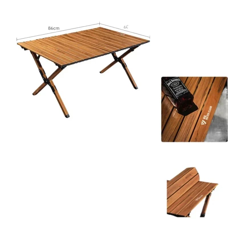 Stall night market tables and chairs