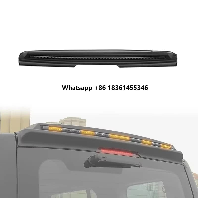 PP Rear Trunk Roof Spoiler Tail Wing With LED Lights for Tank 300