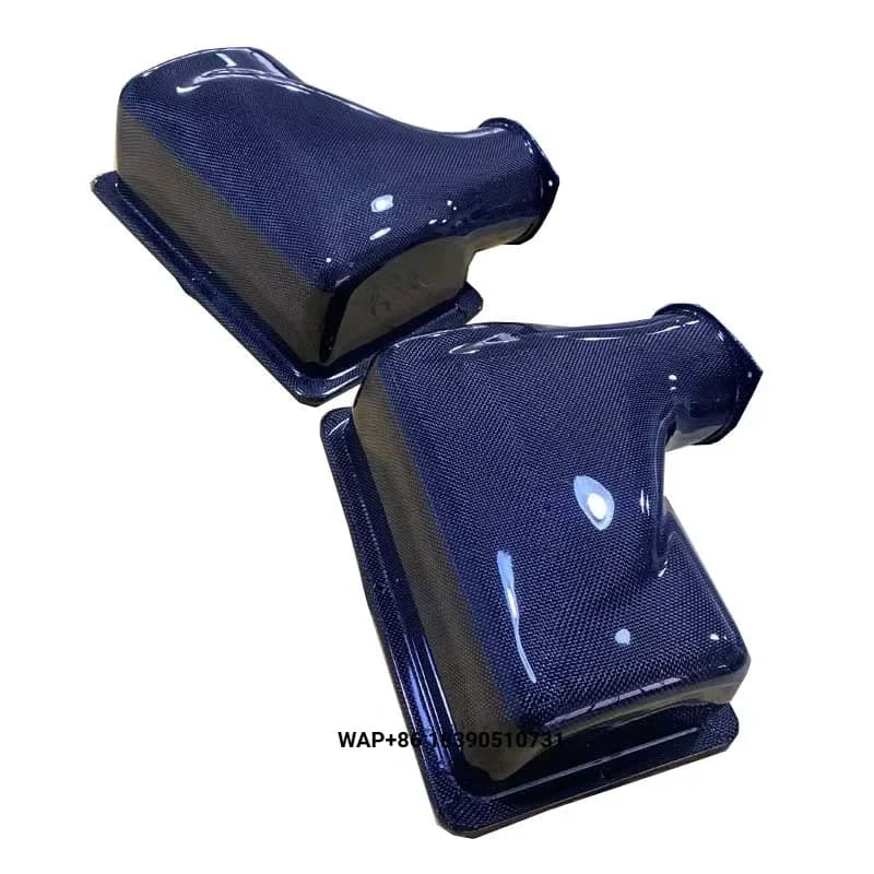 For 2004-2009 F430 Berlinettas &Spiders Scuderia Style Air Box Intake Replacement Carbon Fiber Air Box Plain Weave