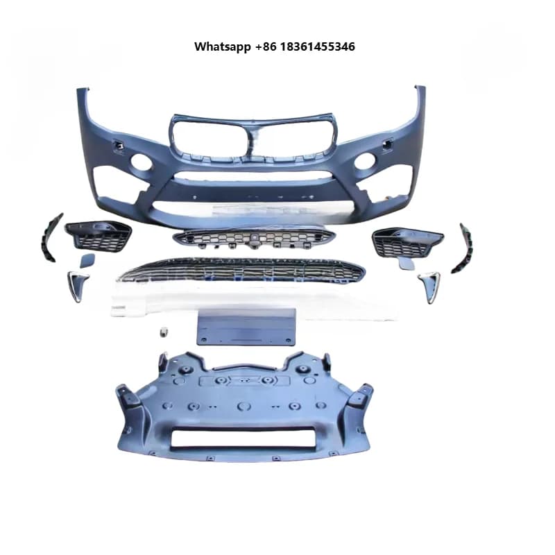 For  X5 F85 Durable Plastic Front Bumper Surround Upgrade Kit for F15