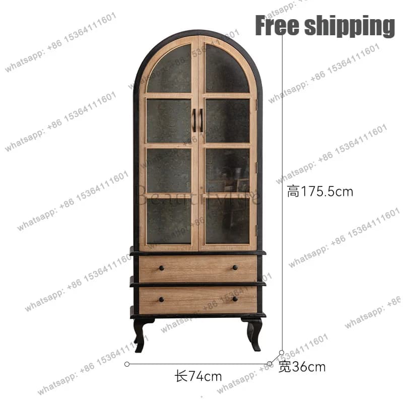 Display Classic Living Room Cabinets Wabi Sabi Luxury Glass French Living Room Cabinets Storage Retro